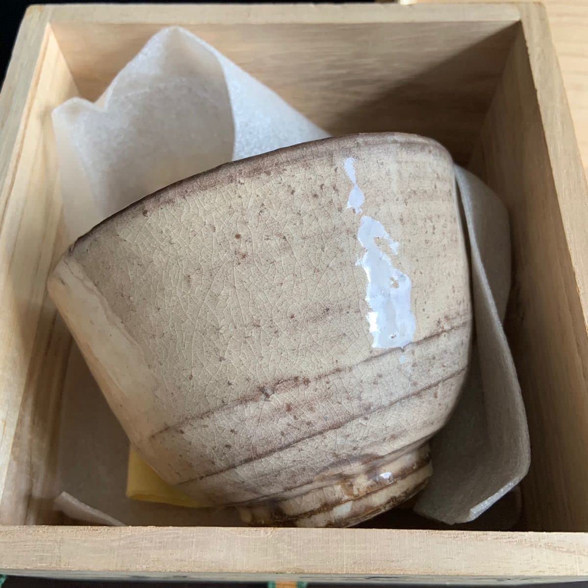 Amazon.co.jp: 岩国焼 吉香窯 吉香象陶 茶碗 抹茶碗 茶道具 岩国陶土